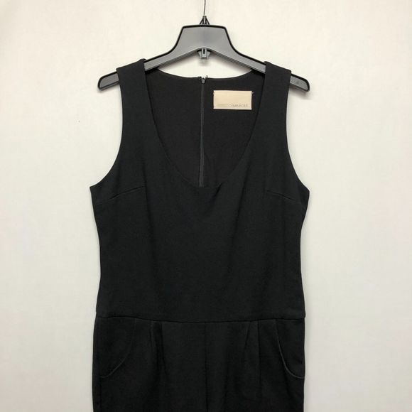 Rebecca Minkoff Women Sleeveless Jumpsuit V-Neck Size Large Black M112 -27 - Picture 14 of 16